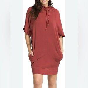 prAna Women's Carys hooded short sleeve Dress